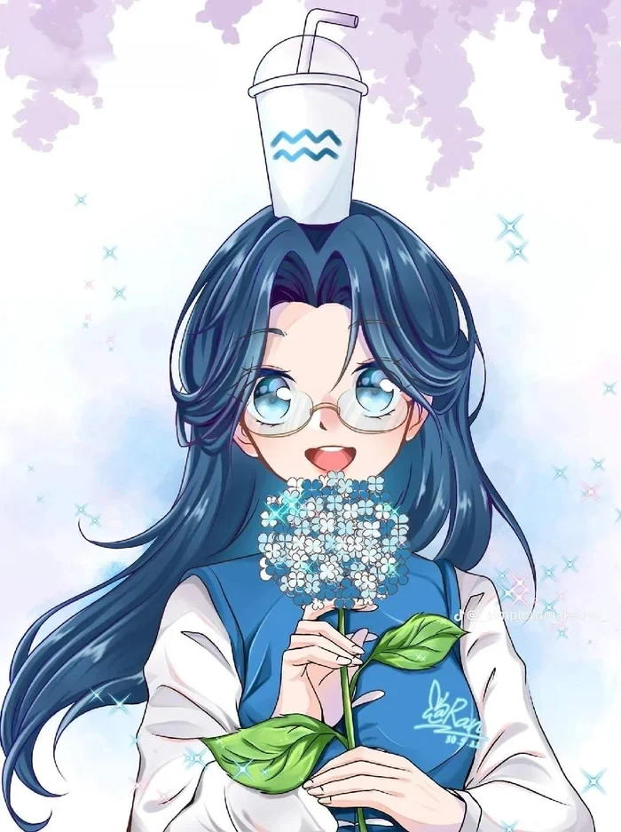 bảo bình chibi nữ