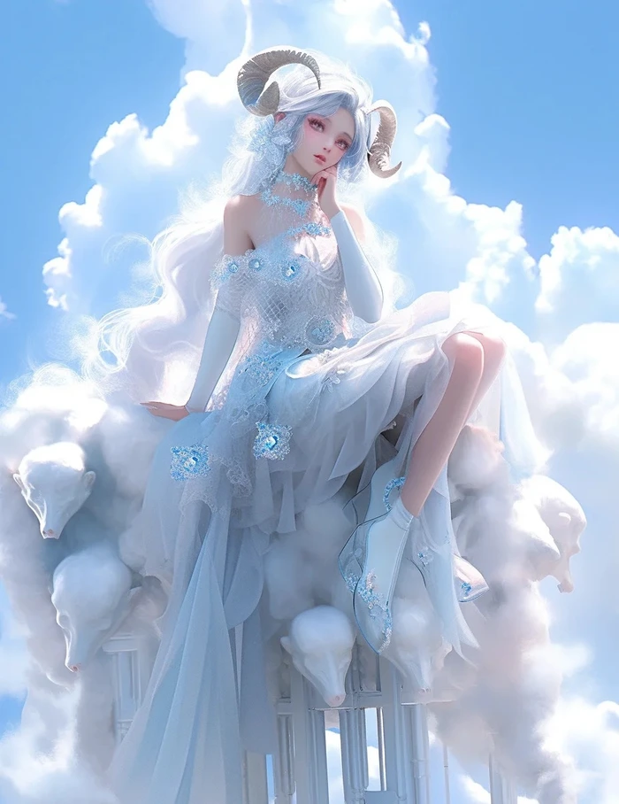 cung bạch dương nữ anime