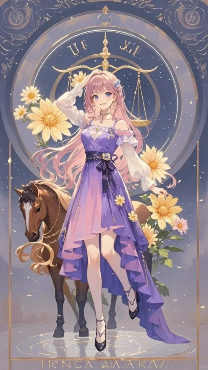 hình ảnh 12 cung hoàng đạo anime thiên bình