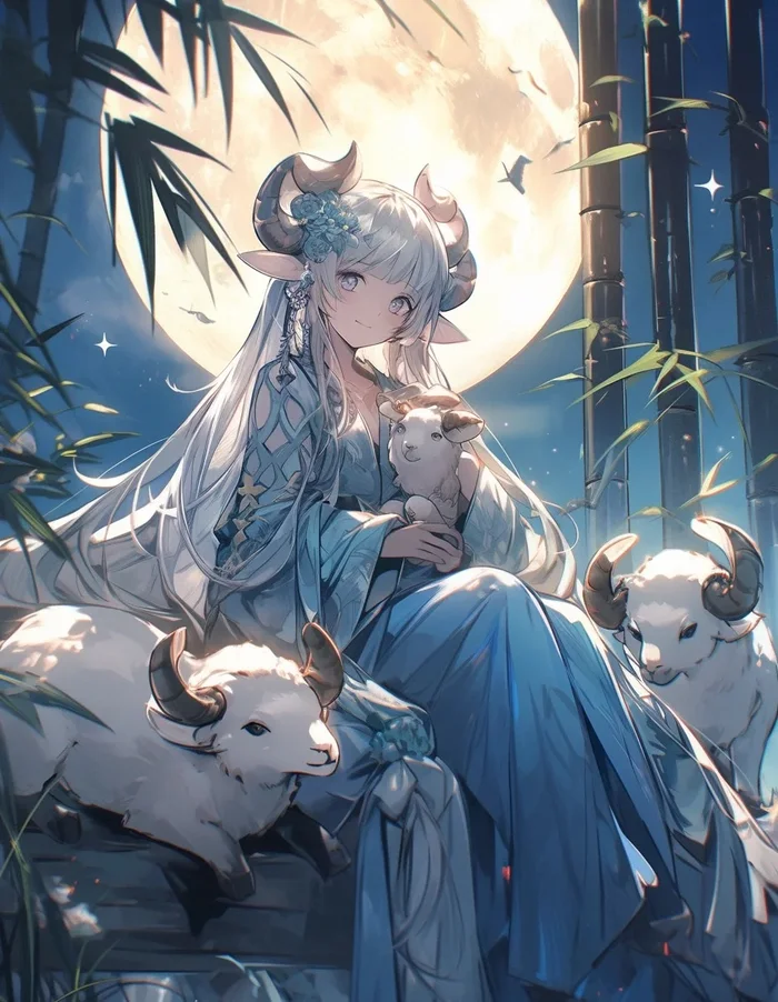 hình ảnh anime của cung bạch dương