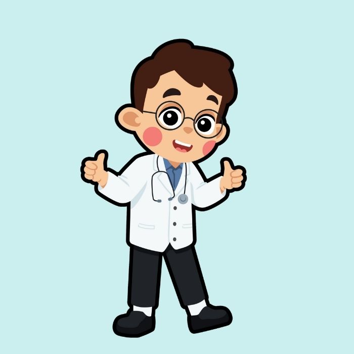 hình ảnh bác sĩ chibi nam xinh đẹp
