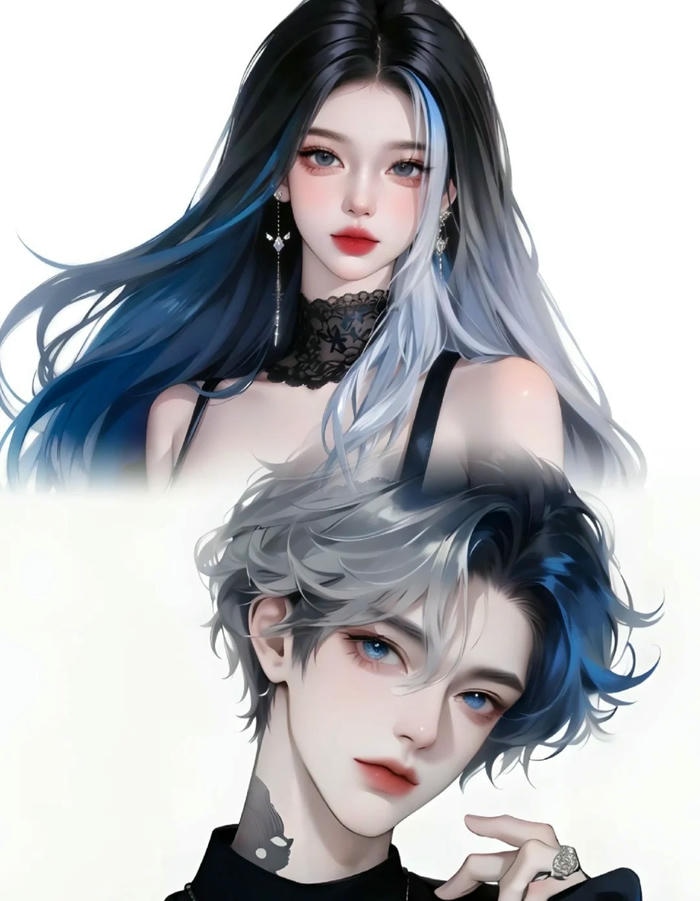 hình ảnh cặp avatar đôi anime ngầu