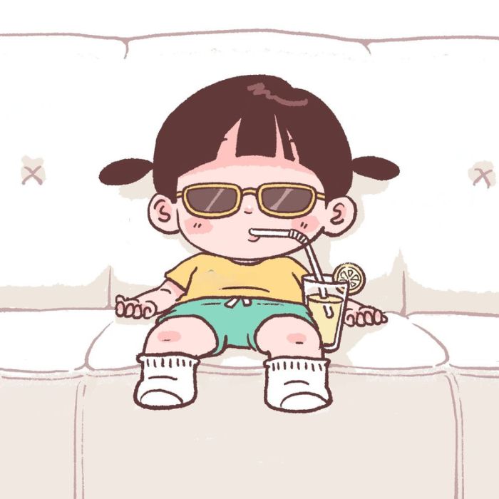 hình ảnh chibi hài hước dễ thương