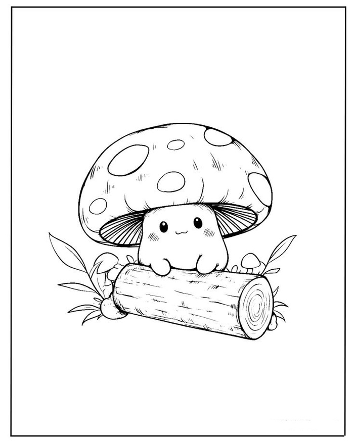 hình ảnh chibi không màu siêu đẹp