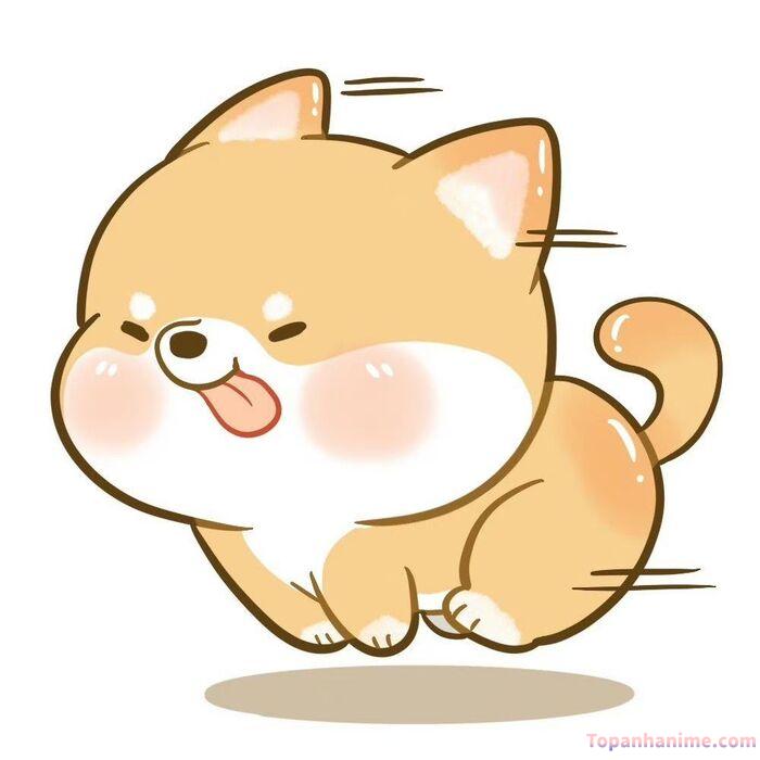 hình ảnh chó chibi xinh đẹp shiba