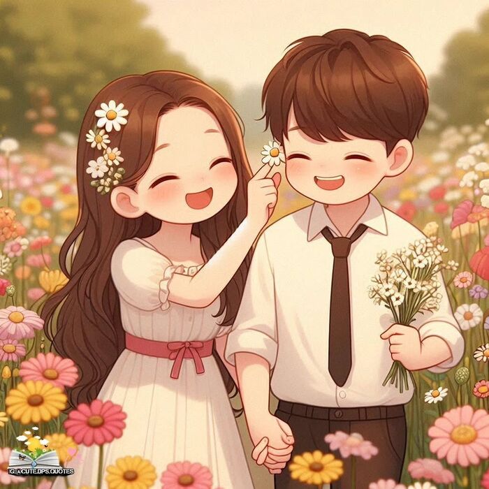 hình ảnh cô dâu chú rể chibi cute