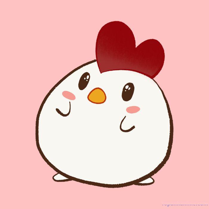 hình ảnh con gà chibi 3k full