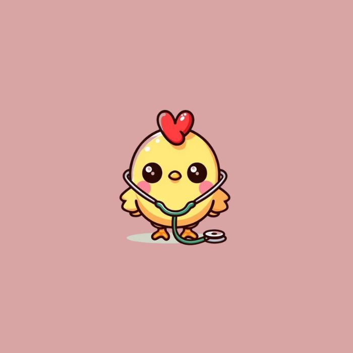 hình ảnh con gà chibi hd full