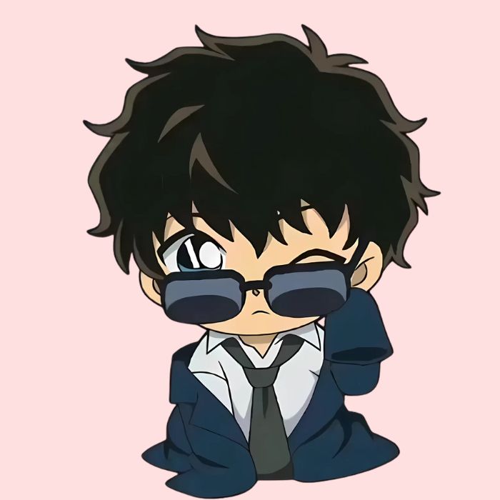 hình ảnh conan chibi cute cực xinh