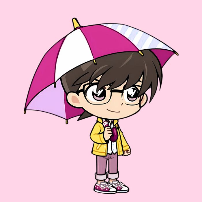 hình ảnh conan chibi cute đáng yêu xỉu