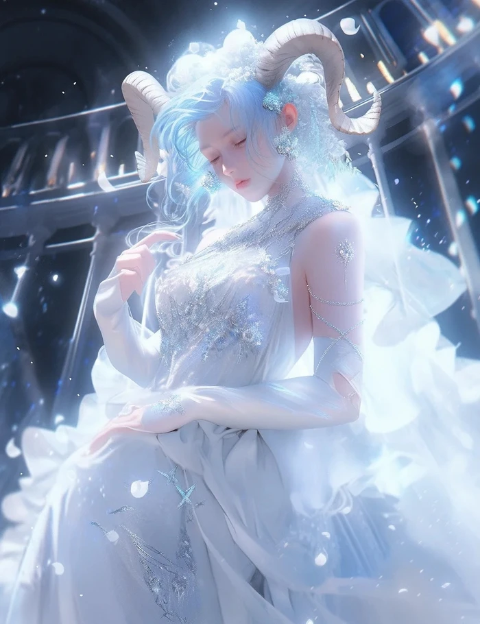 hình ảnh cung bạch dương nữ anime
