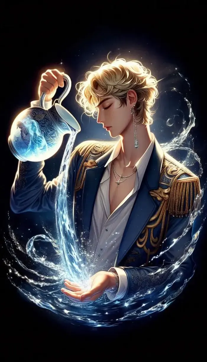 hình ảnh cung bảo bình nam anime