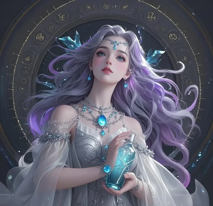 hình ảnh cung bảo bình nữ anime 13