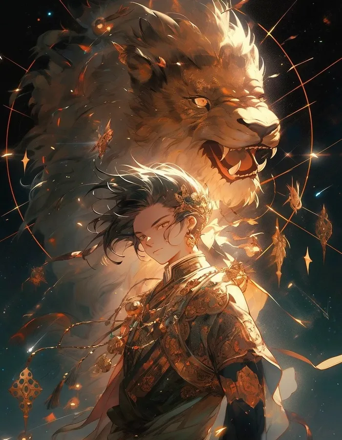 hình ảnh cung sư tử nam anime 1