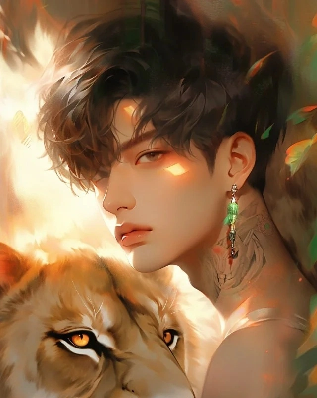 hình ảnh cung sư tử nam anime 10