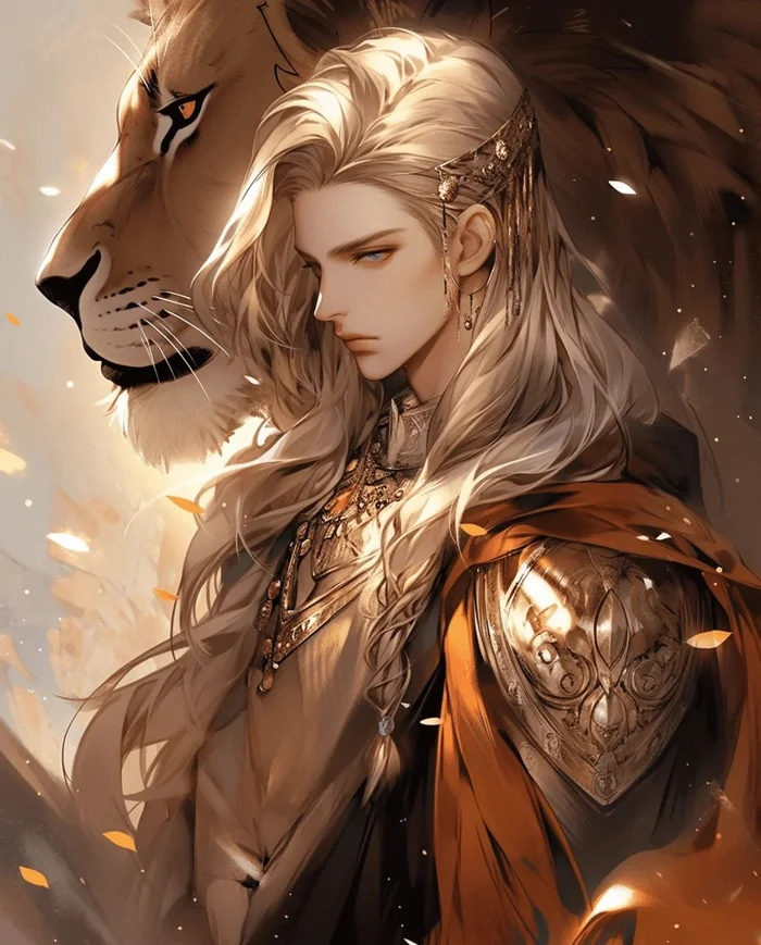hình ảnh cung sư tử nam anime 2