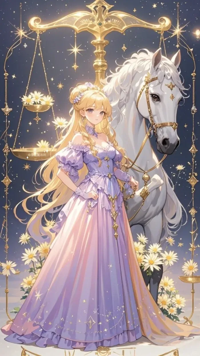hình ảnh cung thiên bình anime