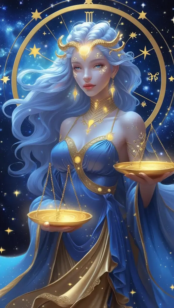 hình ảnh cung thiên bình nữ anime