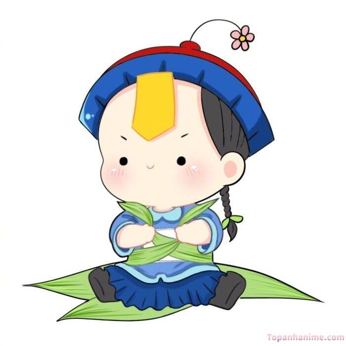 hình ảnh cương thi chibi nghiêm nghị