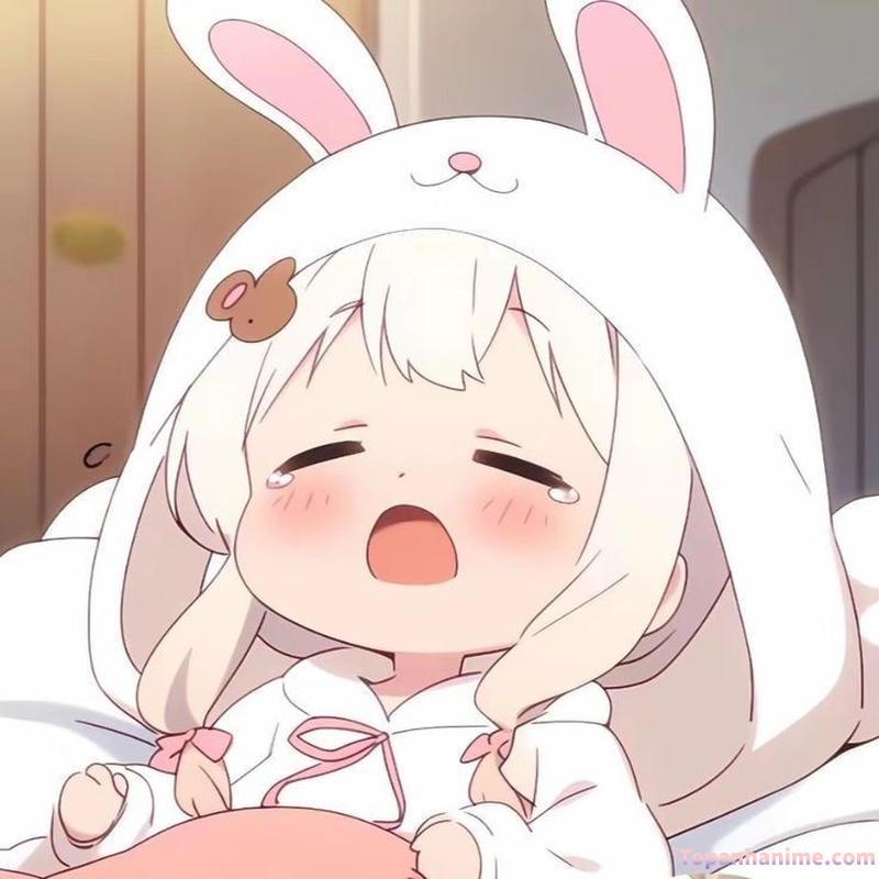 hình anime chibi thỏ cute