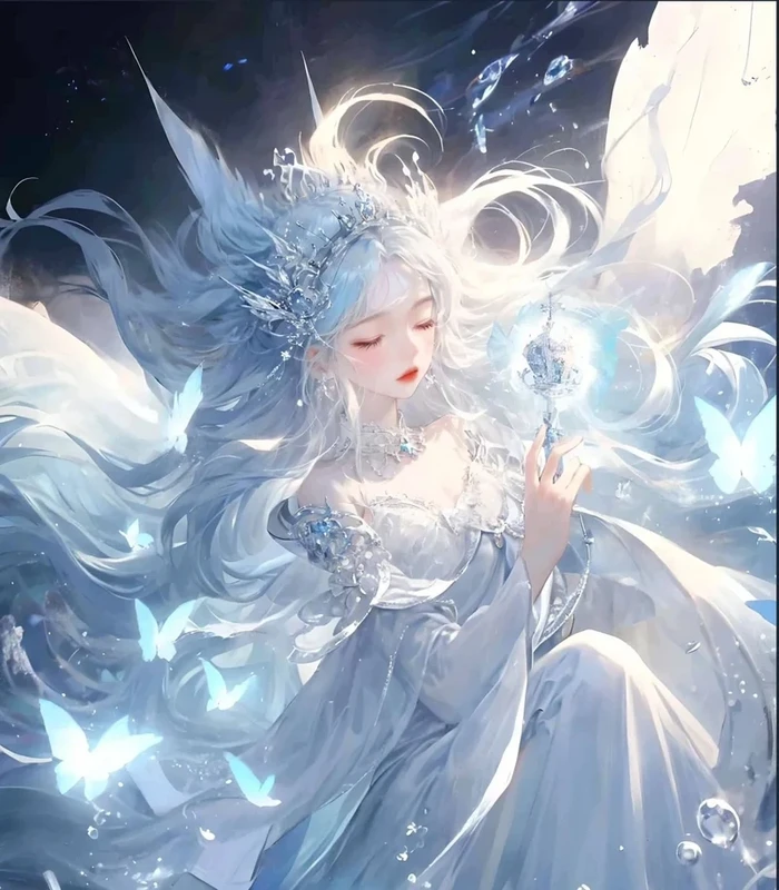 hình anime nữ cung bảo bình