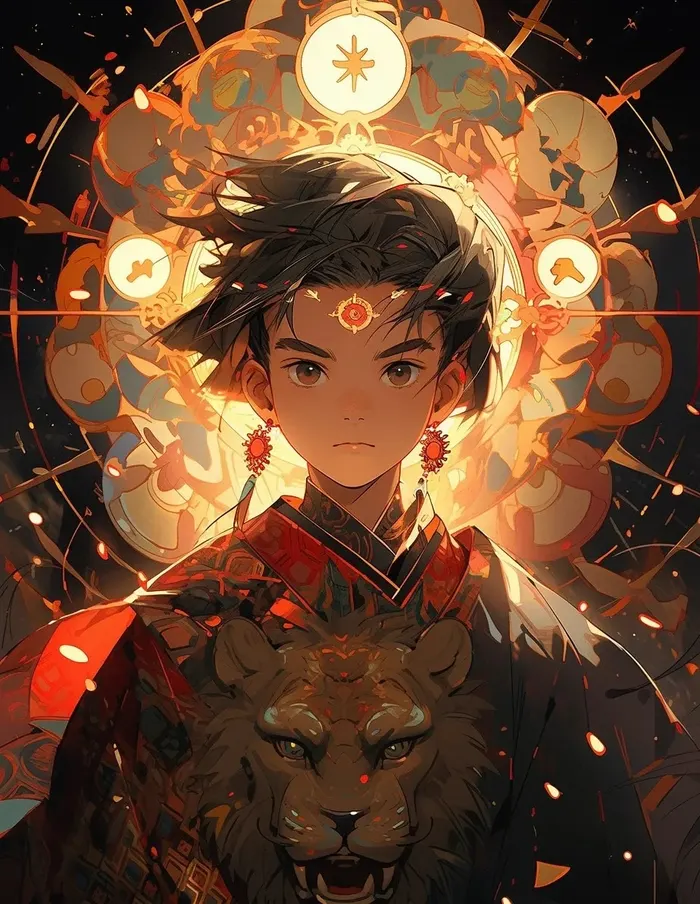hình anime sư tử