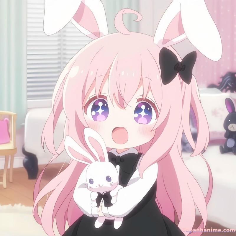 hình anime thỏ cute