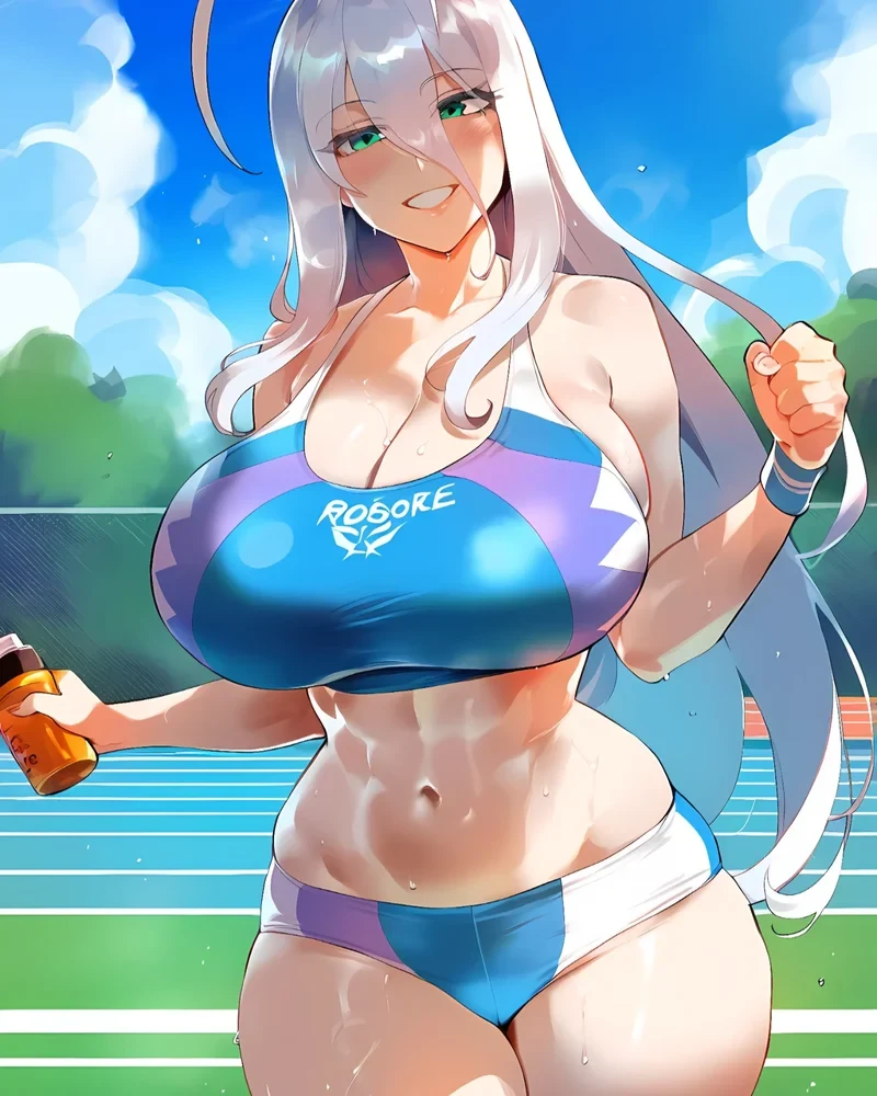 hình anime tóc trắng