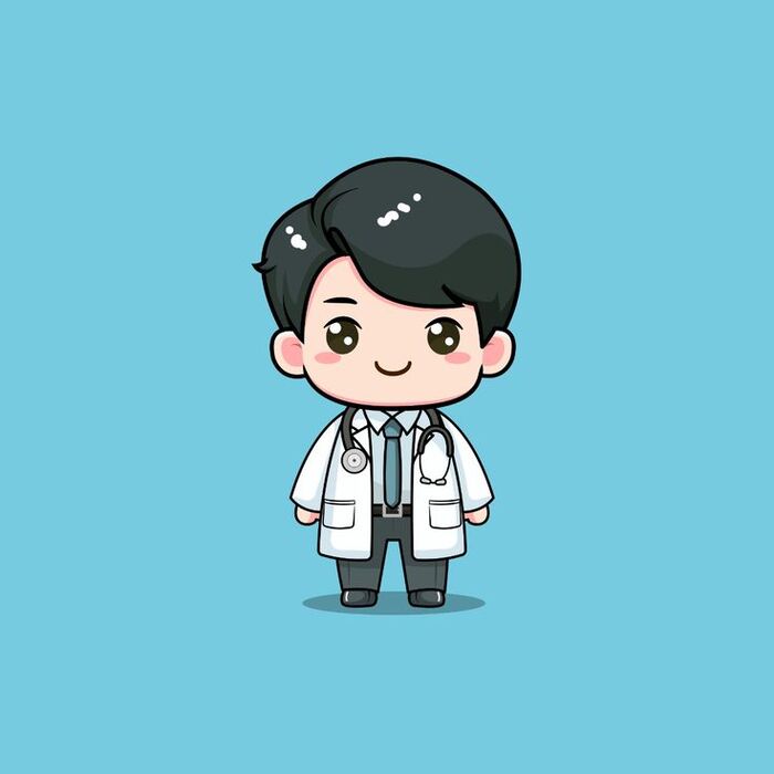 hình bác sĩ chibi nam