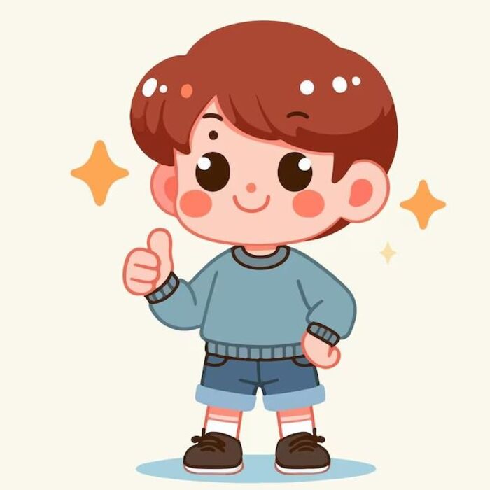 hình chibi bé trai xinh hd