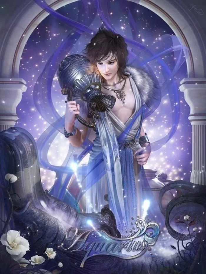 hình nền anime cung bảo bình
