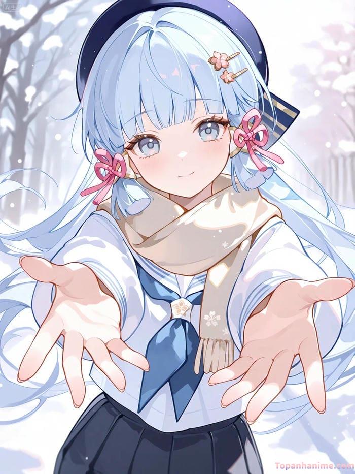 nhân vật anime nữ dịu dàng