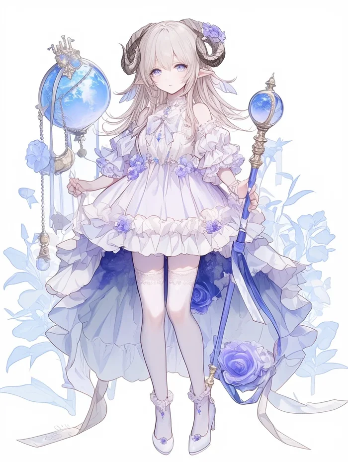 vẽ anime cung bạch dương