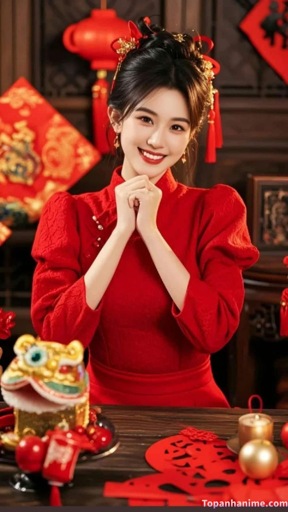 Ảnh gái áo dài duyên Việt