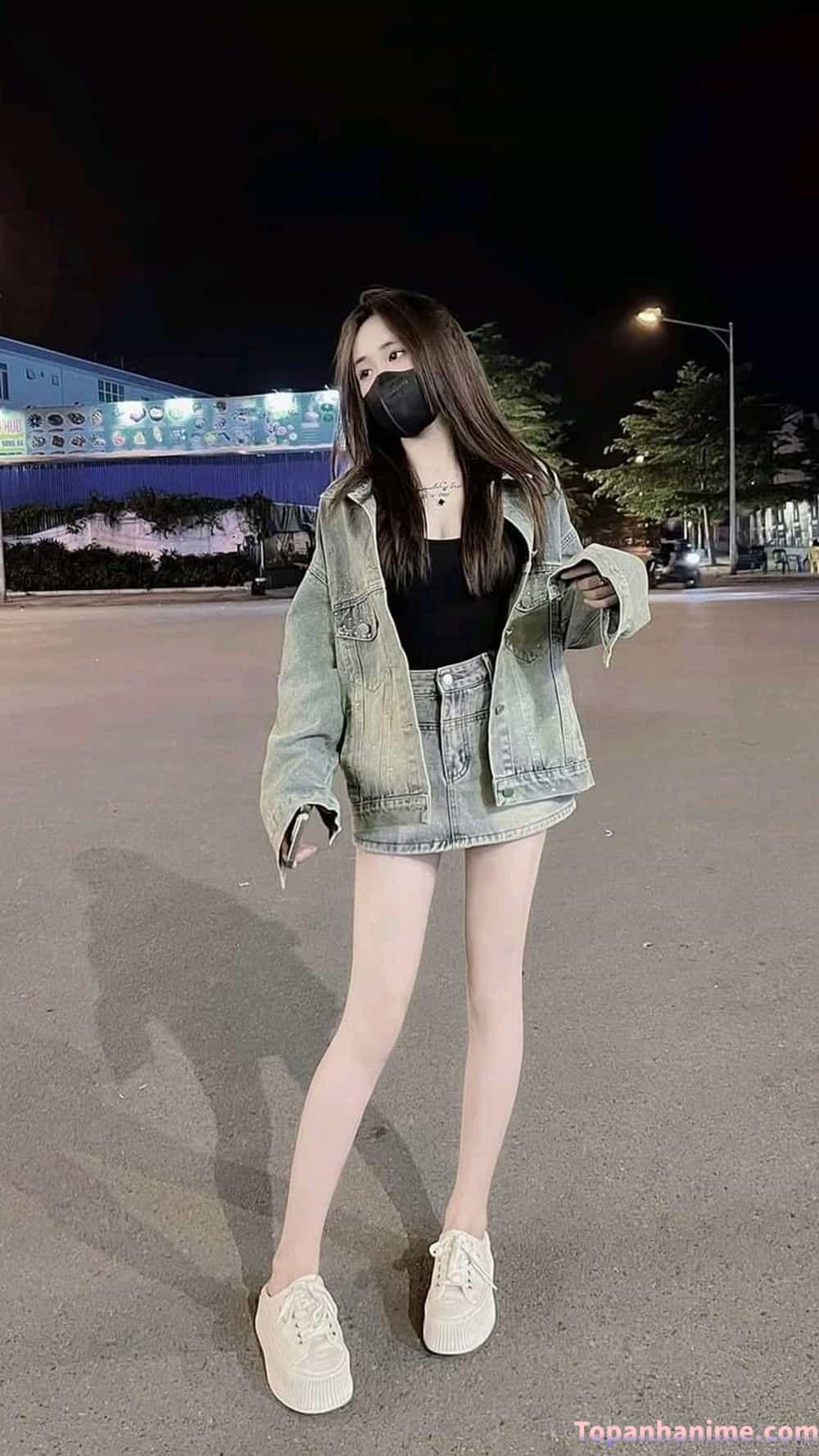 Đường nét đùi con gái