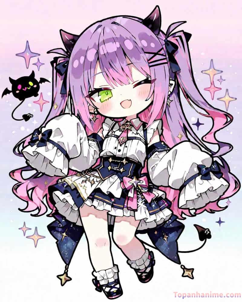 ảnh anime nữ chibi đáng yêu