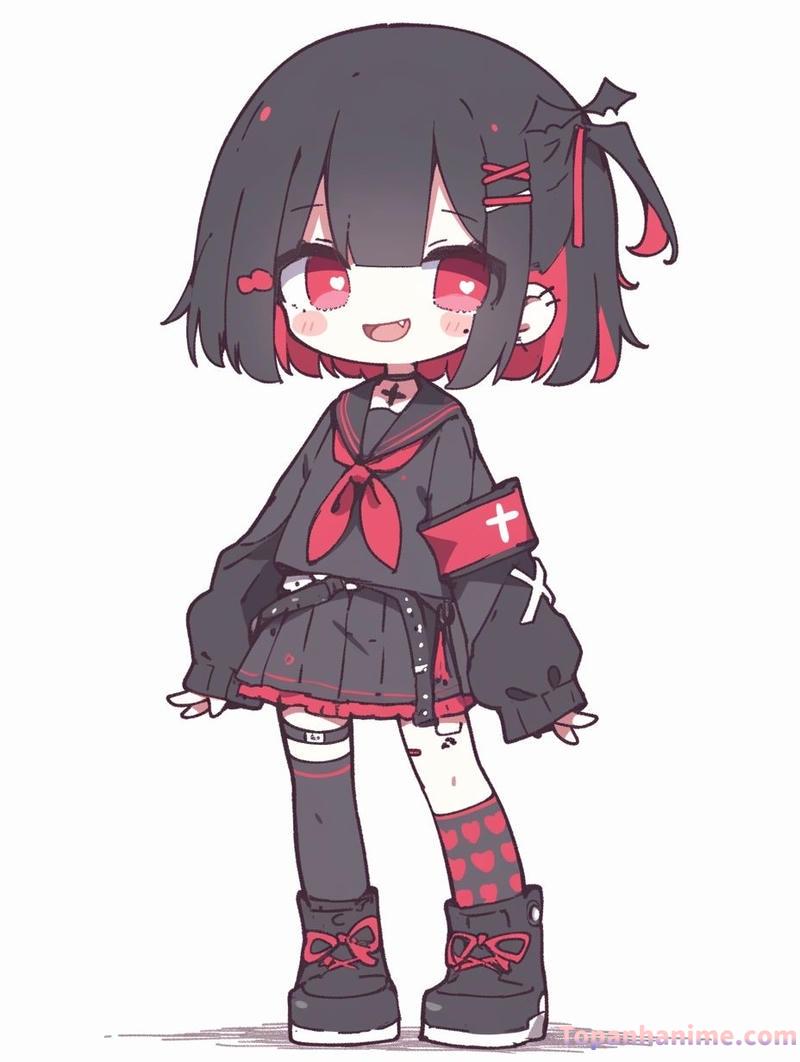 ảnh anime nữ chibi ngầu