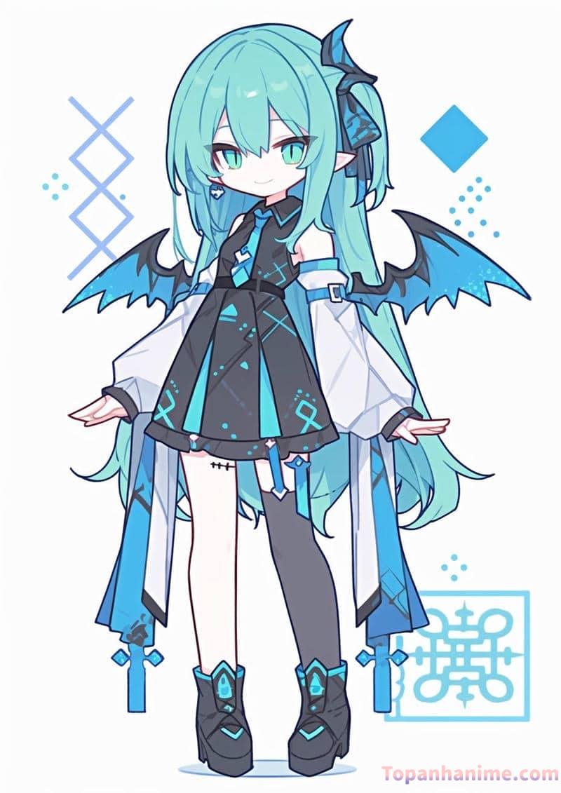 ảnh anime nữ chibi xinh