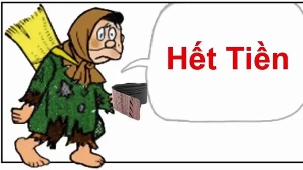 ảnh chế ví rỗng meme vui nhộn