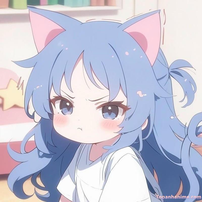 ảnh gái anime chibi