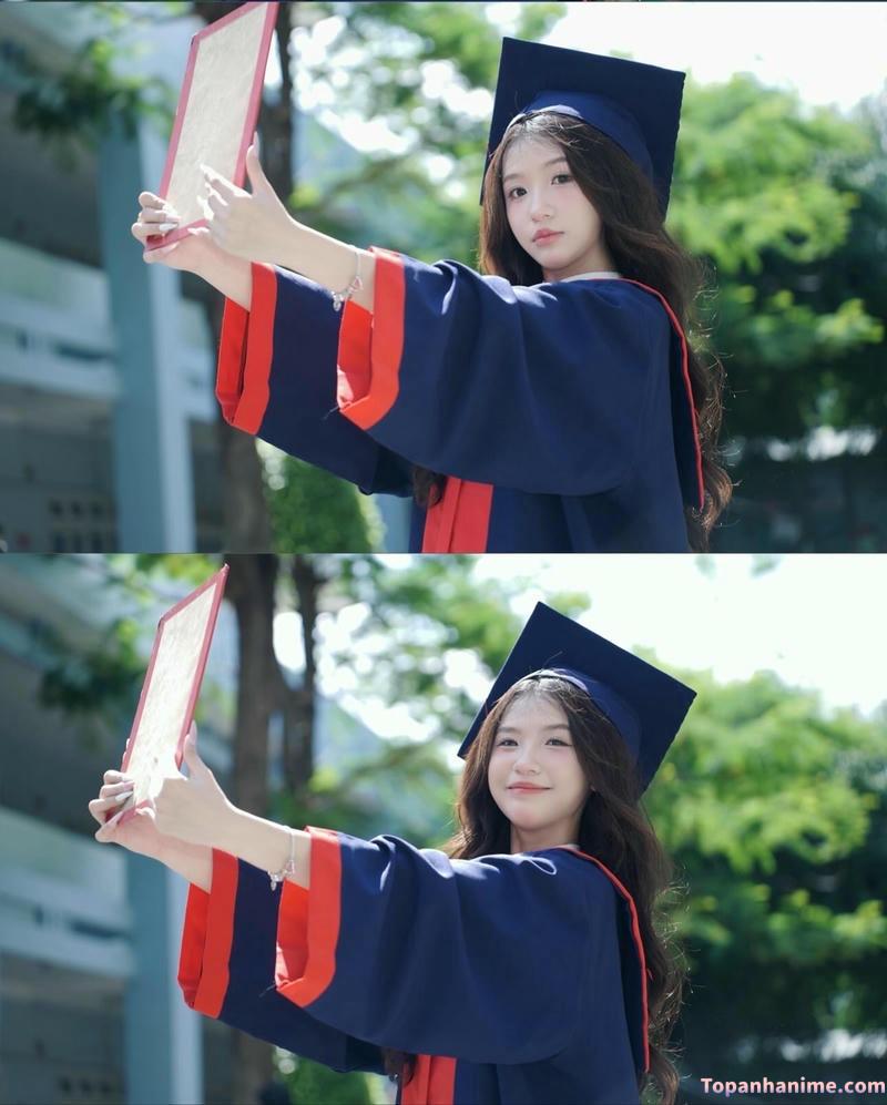 ảnh gái cấp 3 chụp tốt nghiệp