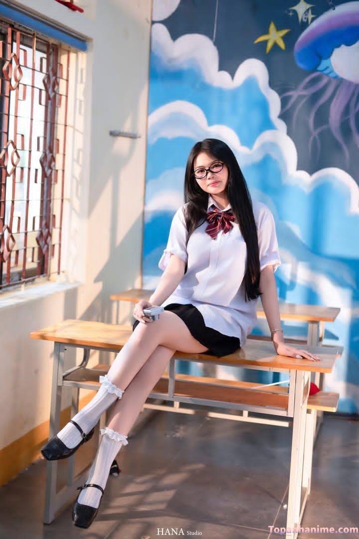 ảnh gái cấp 3 rạng rỡ