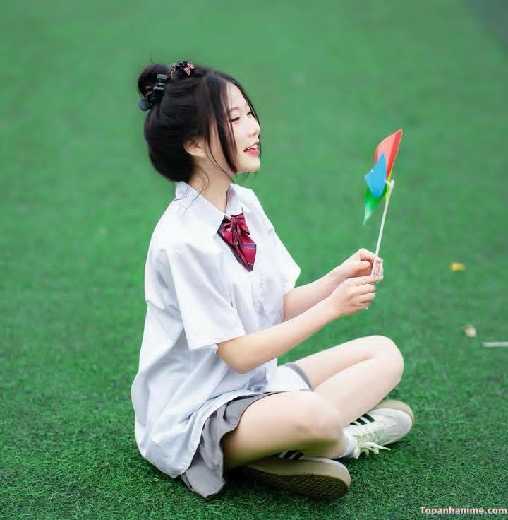 ảnh gái cấp 3 tươi tắn