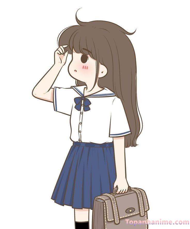 ảnh học sinh chibi nữ