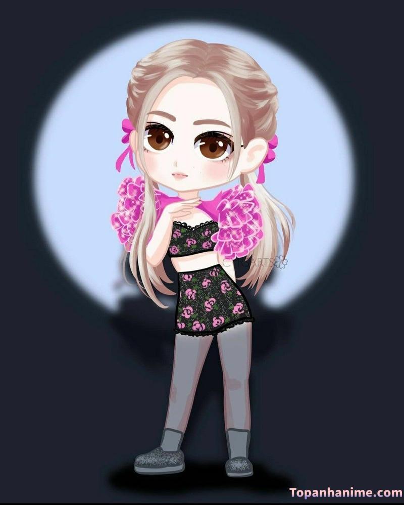 ảnh rose chibi cưng