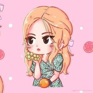 ảnh rose chibi đáng iu