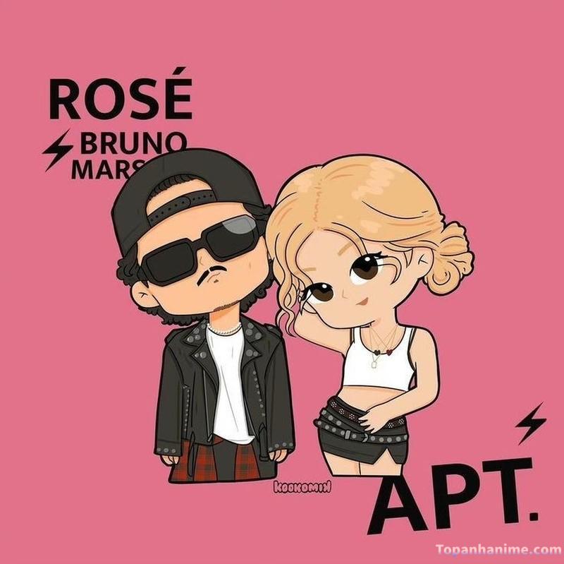 ảnh rose chibi mv đôi