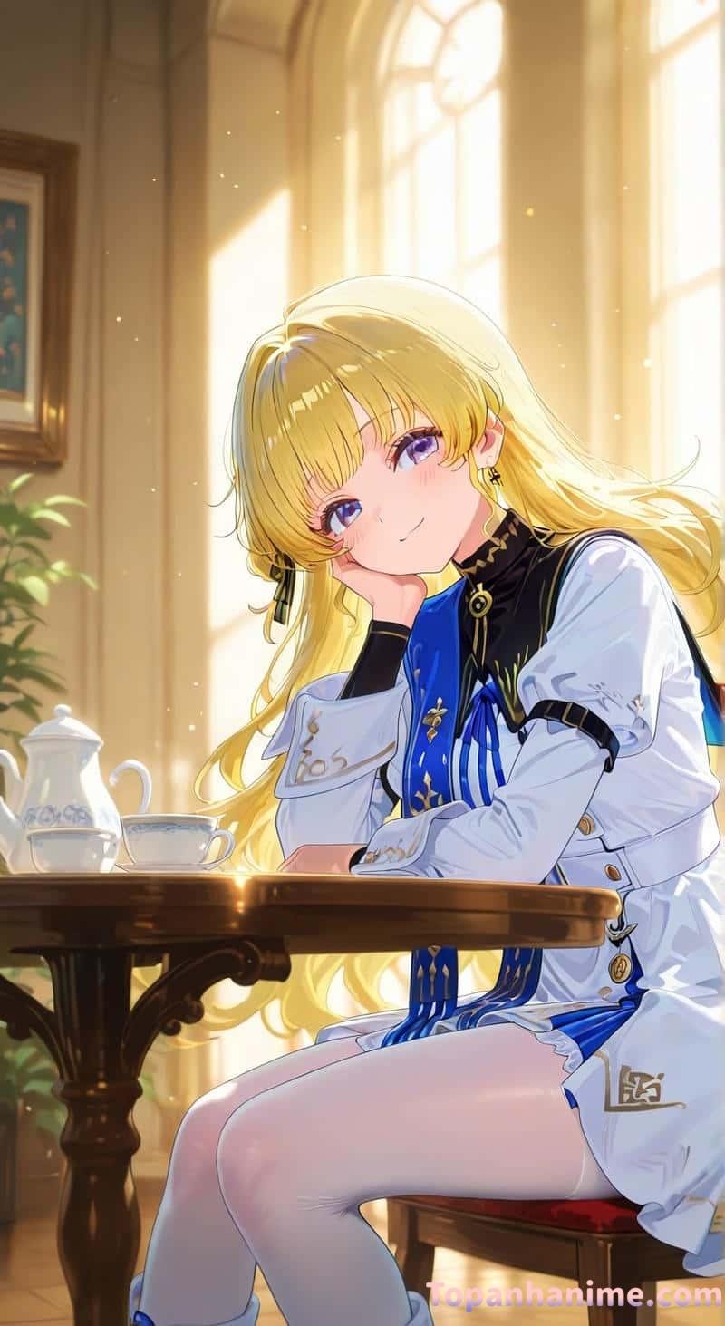 anime tóc vàng ảnh hình