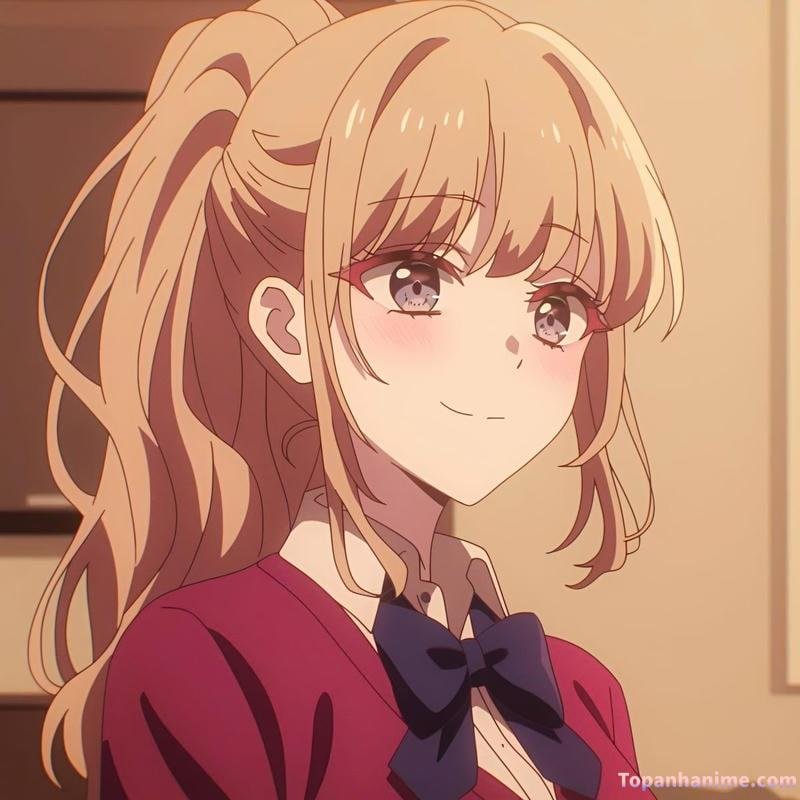 anime tóc vàng đẹp ảnh