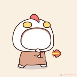 chibi ghép mặt lửa